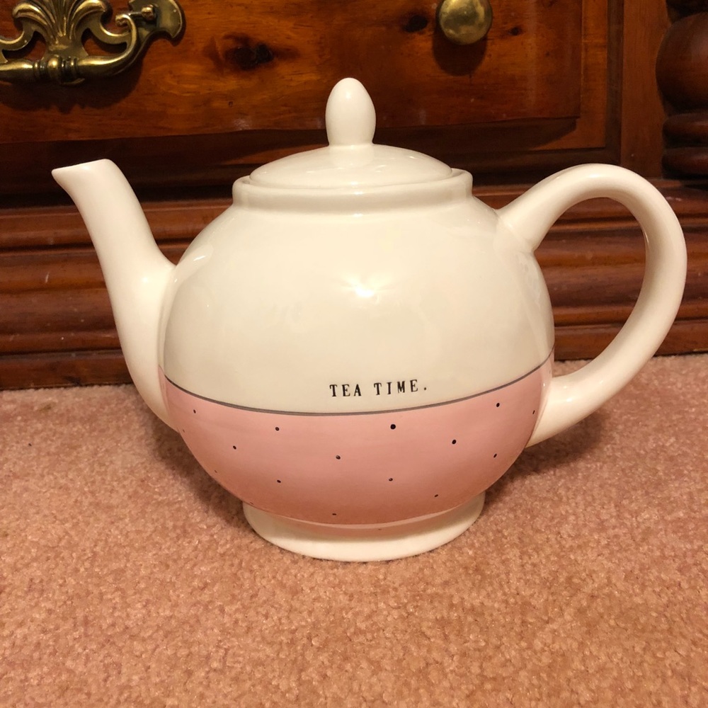 Pink Rae Dunn Teapot